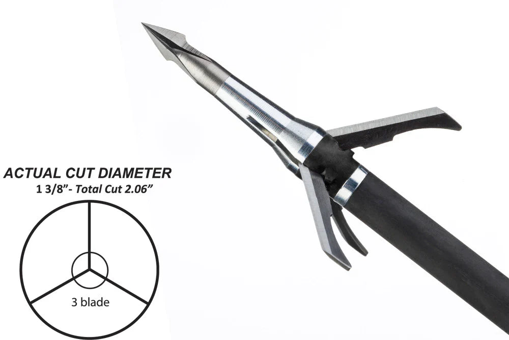 Grim Reaper PRO SERIES 3-BLADE MECHANICAL BROADHEADS