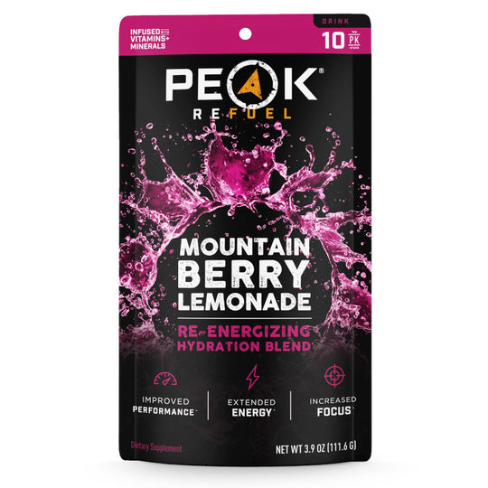 Peak Refuel Re-Energizing Drink Sticks - Mountain Berry Lemonade