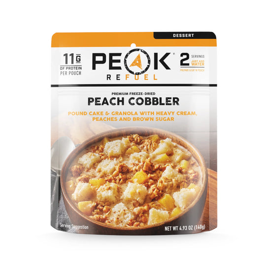 Peak Refuel Peach Cobbler