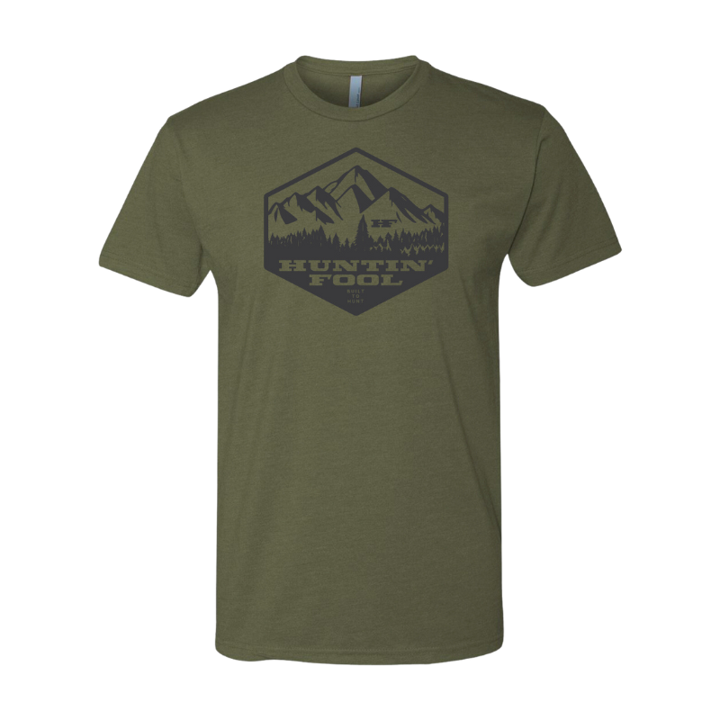 Huntin' Fool Mountain Shield T-Shirt