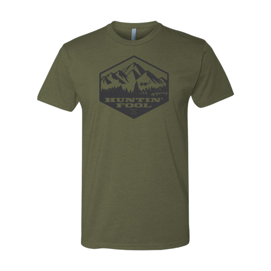 Huntin' Fool Mountain Shield T-Shirt