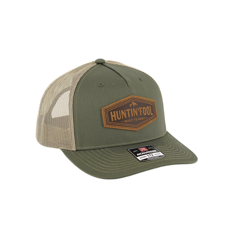 Huntin' Fool Leather Patch Hat