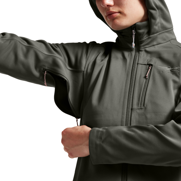 Sitka Women's Jetstream Jacket Laurel pit zip