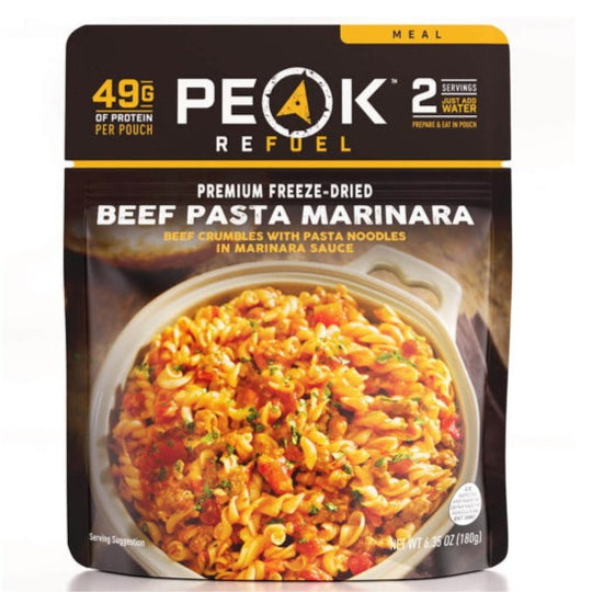 Peak Refuel Beef Pasta Marinara