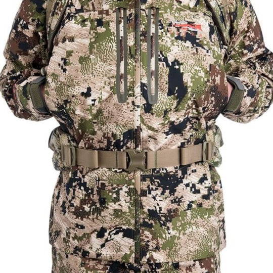 Sitka Stormfront jacket Subalpine front up close