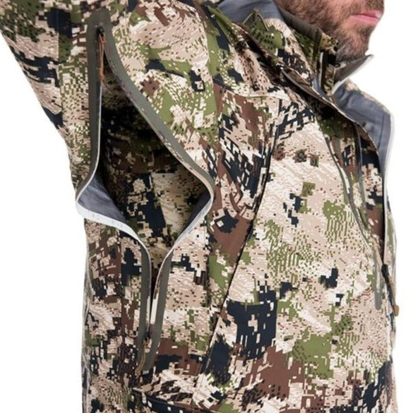 Sitka Stormfront jacket Subalpine pit detail