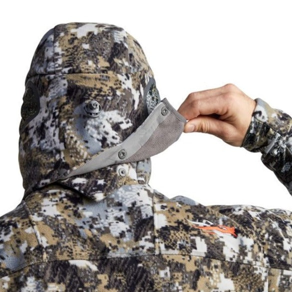 Sitka Stratus Jacket Elevated Hood Detail