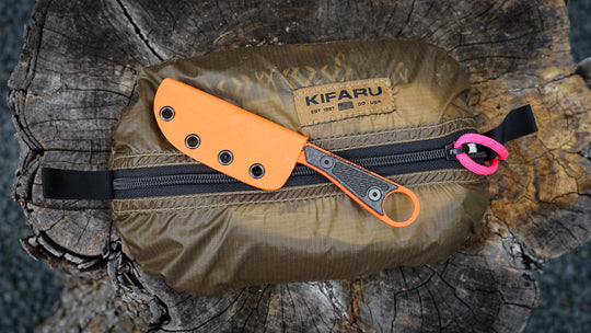 TYTO Finisher Ti color orange cerakote with orange sheath