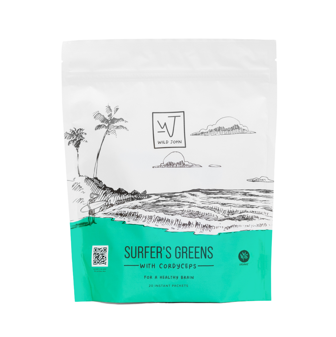 Wild John Surfer's Greens with Cordyceps