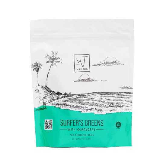 Wild John Surfer's Greens with Cordyceps